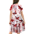 thumbnail image 4 of JoyHoop Girls Casual Dress for Summer Cute Swing Sundress Playwear Twirling Midi Dresses, 4 of 5