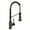 Matte Black, variant on KRAUS Bolden Touchless Sensor Commercial Style 2-Function Single Handle Pull Down Kitchen Faucet in Spot-Free Brushed Brass