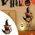 thumbnail image 2 of Halloween Pumpkin Pendant-Halloween Decorations-Halloween Pumpkin Teapot Ornament Rearview Charm for Car Interior Cute Halloween Car Decoration Fall Seasonal Accessories for Women and Girls, 2 of 9