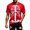 Red, variant on Skeleton Rib Cage Men's Skeleton T-Shirt Halloween Novelty Art Tees Orange XXXXXL
