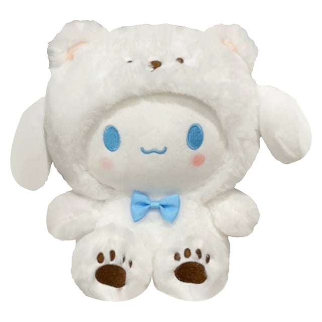 Lindos muñecos de peluche suaves y abrazables, animales de peluche de dibujos animados para adultos, niños, niñas, cumpleaños, Navidad, color blanco, tipo 1