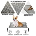 thumbnail image 4 of Veehoo Outdoor Elevated Dog Bed, Cooling Raised Pet Dog Cot with Washable Mesh, Medium, Black Silver, 4 of 8