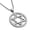 Silver, variant on Large 925 Sterling Silver CZ Star of David Pendant with 22" Chain (Silver)