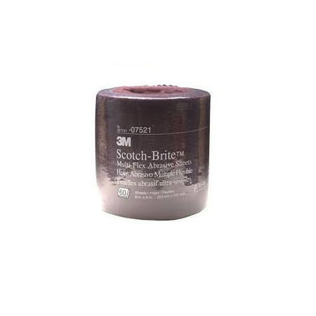 General Purpose Roll - 3M 7521 Scotch-Brite Multi-Flex Abrasive Sheet Roll General Purpose 8 in. x 20 ft.