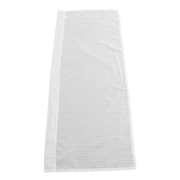 OUNONA Minimalist White Half Curtain for Kitchen Windows Cabinet Curtains with Airflow