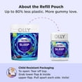 thumbnail image 3 of OLLY Extra Strength Sleep Gummy Supplement, 5 mg Melatonin, L-Theanine, Blackberry Zen Flavor, 60 Ct Pouch, 3 of 10