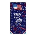 thumbnail image 2 of 4th of July Door Cover Decoration,250 Anniversary Patriotic Door Cover,Red Blue and White American Flag Bow Door Banner,Veterans Day Memorial Day Decor,Independence Day Party Supplies(2D, 35x70 inch), 2 of 3