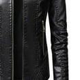 thumbnail image 3 of Leather Jackets for Women Zpanxa Women Faux Leather Moto Biker Short Coat Jacket, Plus Size Short Lightweight Motorcycle Biker Jacket, Fitted Slim Jackets Coat Black XL, 3 of 4