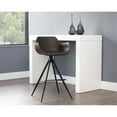 thumbnail image 3 of Home Square Owen 30" Modern Faux Leather Swivel Barstool in Town Gray - Set of 2, 3 of 5