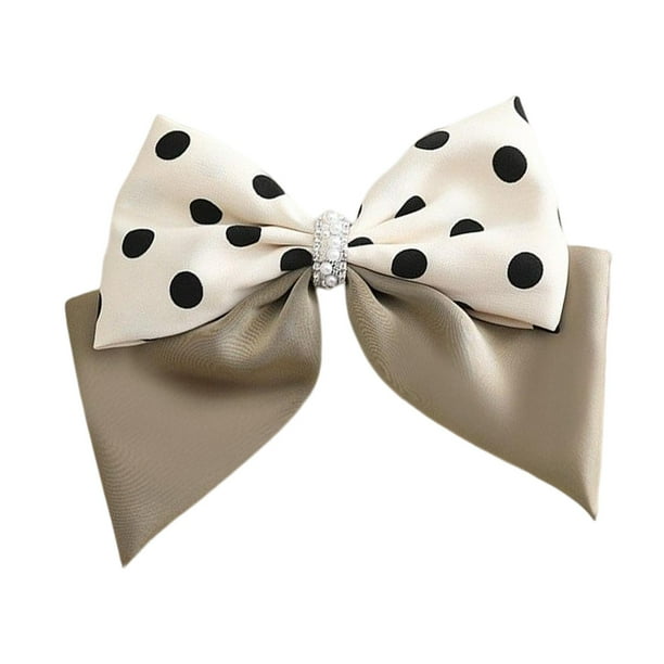 Pinza De Pelo Con Lazo Grande Con Tocado De Punto Para Mujer Elegante Para Boda De Fiesta Sunnimix pinza de pelo de lazo