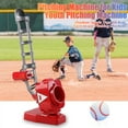 thumbnail image 1 of Ensemble de Machine de Lancer de Baseball Automatique pour Enfants, Angles et Hauteur Réglables, Jouet d'Entraînement à Lancement Automatique pour Enfants, Jouets de Sport de Plein Air, 1 of 7