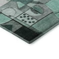 thumbnail image 3 of Addison Rugs Mayfield Premium Machine Washable Transitional Abstract Teal Rectangle Rug, 10' x 14', 3 of 7