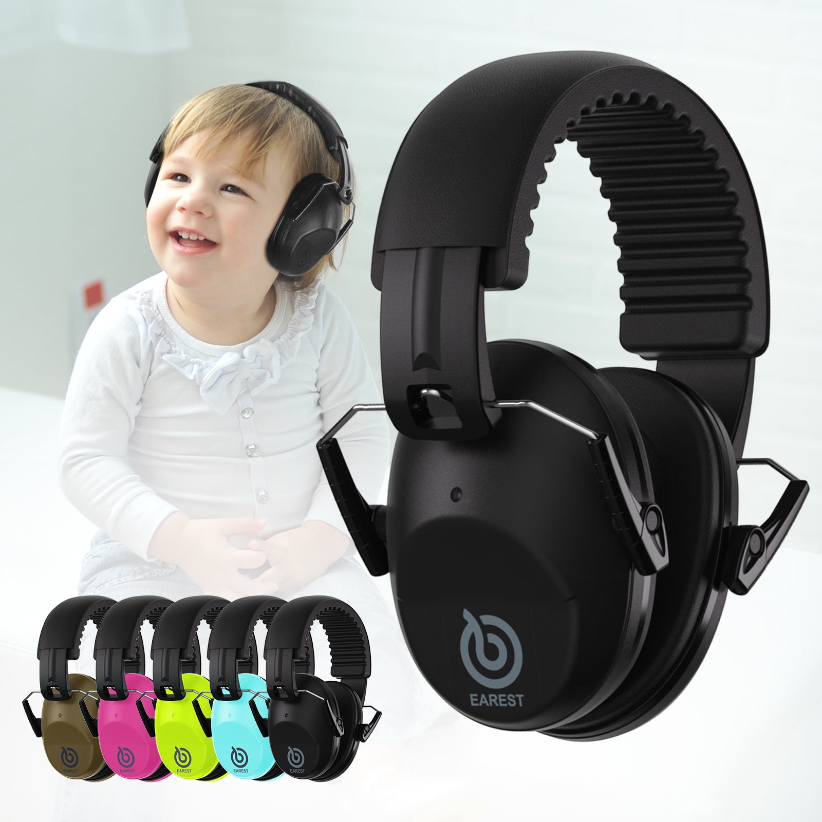 EAREST Kid Baby Ear Muff Defender Toddler Earmuff Noise Reduction