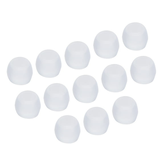 Uxcell Replacement Silicone Ear Tips Earbuds Bud Earbuds Tips Clear Small 24 Count