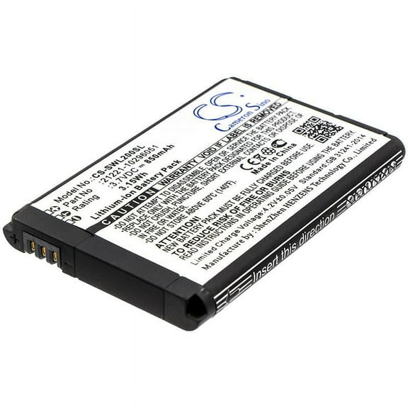 850mAh 21221-10296051 Battery Siemens Rexton WL200AP, BLU Bluetooth Remote