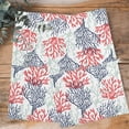 thumbnail image 4 of Red Navy Blue Coral Coastal Kitchen Towels Set of 2, Water Absorbent Dish Towel, Summer Beach Seaside Nautical Decorative Hand Towels - Quick Drying Cloth for Cooking Baking, 18x28 Inch, 4 of 8
