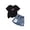 A-Black456, variant on Jamsmile Toddler Girls Outfits Sets Summer Cartoon Print Tshirtss And Denim Skirts 2 Piece Comfy Casual Kids Girls Playwear
