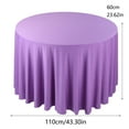 thumbnail image 2 of Elastic Round Tablecloth for Wedding Banquet Party, Spill Proof Waterproof Stain Resistant Washable Table Cover,Floor Length Decorative Cloth for Dining Room Kitchen Reception Event Decoration, 2 of 4