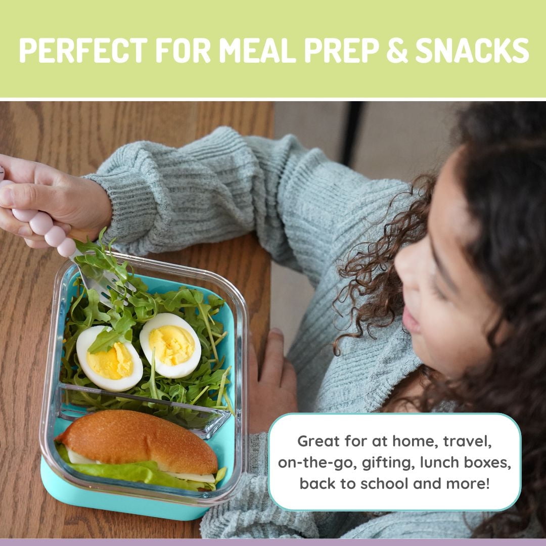 Boîte Bento en Verre avec Housse en Silicone