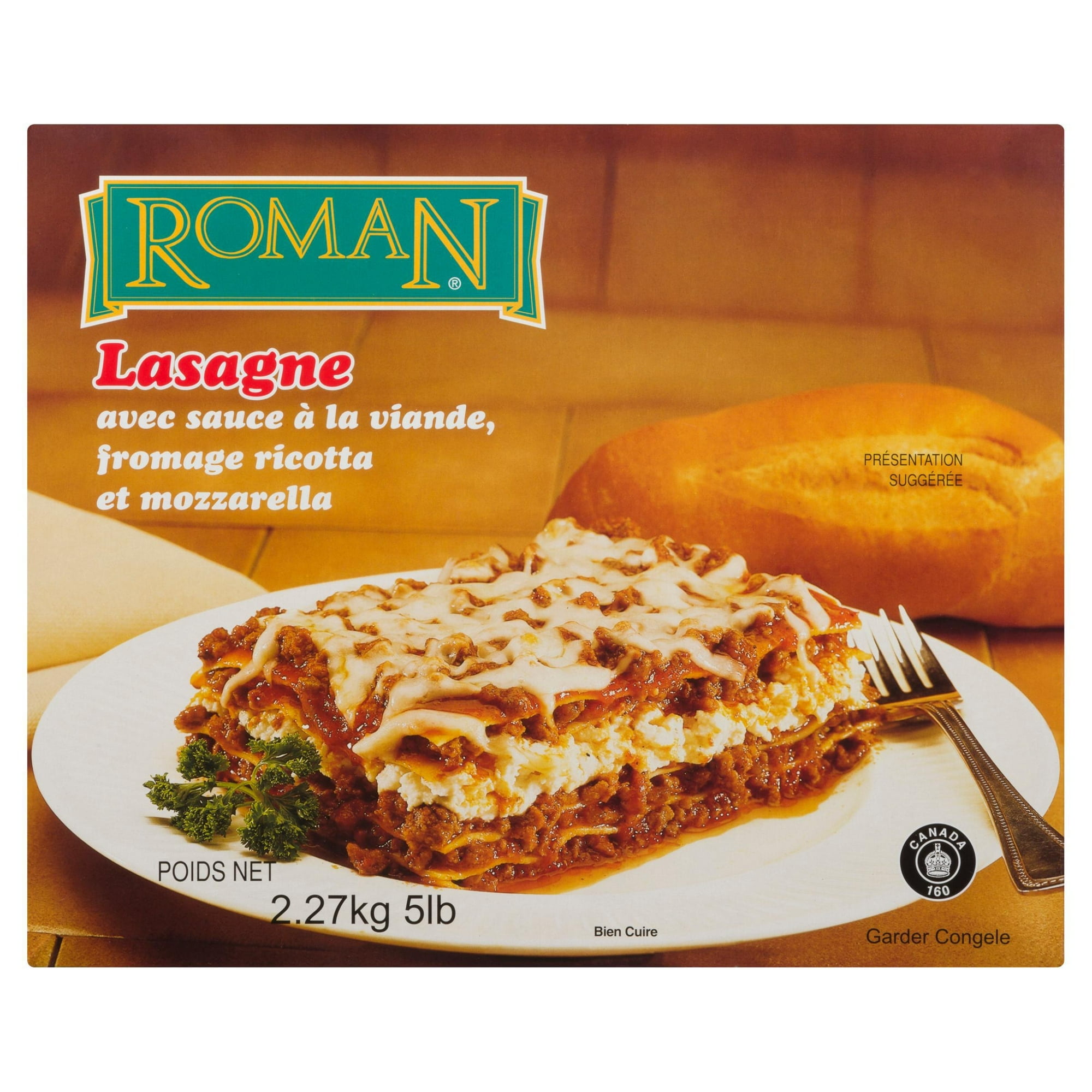 Roman Cheese Lasagna with Ricotta And Meat Sauce, 2.27 kg