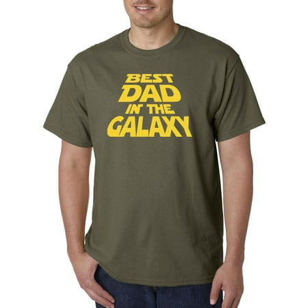 715 - Unisex T-Shirt Best Dad In The Galaxy Star Wars Opening (Best Star Wars Hoodies)
