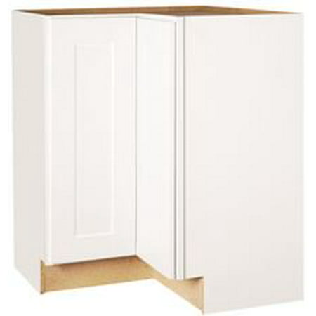 UPC 094803113883 product image for RSI HOME PRODUCTS SHAKER CORNER BASE CABINET WITH LAZY SUSAN, WHITE | upcitemdb.com