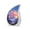 Mountains-4, variant on VALERASH Mini Mountain Urn for Ashes – 3 Inch Keepsake Teardrop Burial Urns for Adult Male – Small Memorials Urns for Human Ashes - Blue Cremation Urn for Adults - 3 Inch