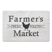 Creative Products Farmers Market 27x18 Floor Mat