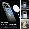 thumbnail image 3 of For Google Pixel 9 Pro XL 6.8" Case ,[Compatible with MagSafe] Cute Candy Color Drop Protection Slim Anti-Slip Shockproof Magnetic Phone Case,Black, 3 of 7