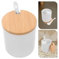 thumbnail image 4 of MOVTOTOP Ceramic Seasoning Bowl with Lid and Spoon Salt Storage Container Seasoning Container Ceramic Condiment Container Sugar Container 300ML, 4 of 7