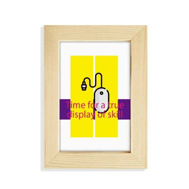 Time鈥侳or鈥侫鈥俆rue鈥侱isplay鈥侽f鈥係 Desktop Display Photo Frame Picture Art Painting 5x7 inch