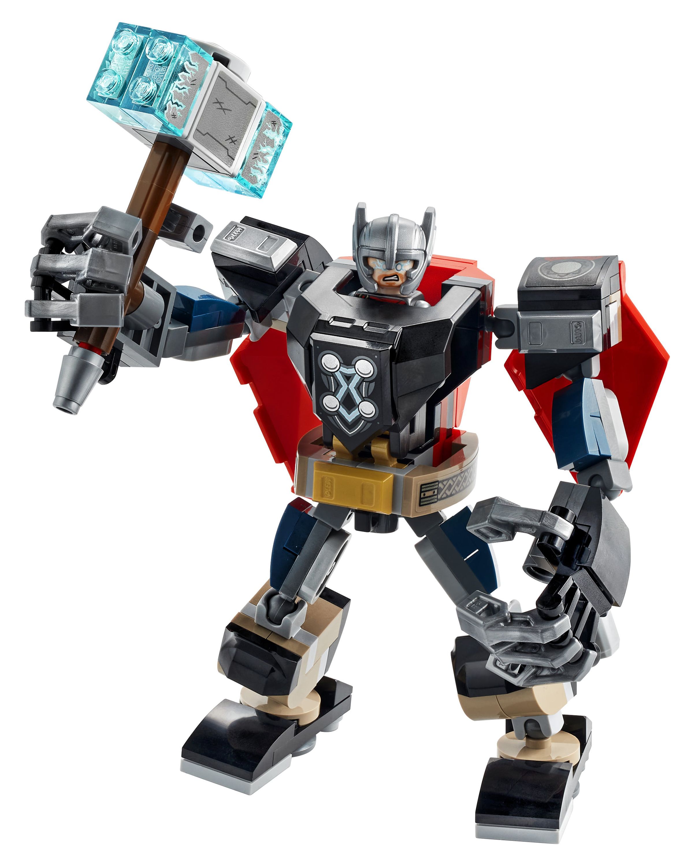 LEGO Marvel Avengers Classic Thor Mech Armor 76169 Cool Thor Hammer Playset (139 Pieces) - image 3 of 8