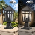 thumbnail image 4 of Outdoor Post Lights Darkaway, paquete de 2 unidades, aluminio impermeable, 4 of 8
