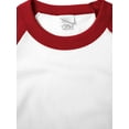 thumbnail image 4 of Hat and Beyond Men's 3/4 Sleeves Raglan Cotton Baseball Jersey T-Shirt, 4 of 6
