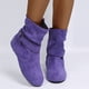 thumbnail image 5 of Retro Mujer Vintage Hebilla lisa Cremallera Casual Altura interior Tacones bajos Cremallera Otoño Invierno Botas cortas Zapatos de punta redonda Wmkox8yii  shkj384, 5 of 9