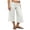 Light Grey, variant on LMLYSoH Women’s Wide Leg Capri Pants Fold Over Waist Loose Cropped Pants