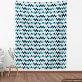 thumbnail image 3 of Ambesonne Blue and White Fabric by the Yard Upholstery, Modern Zig Zag, 5 Yards, Pale Blue Dark Blue, 3 of 4