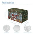 thumbnail image 3 of Psesaysky Waterproof Tissue Box Cover, Rectangle PU Leather Car Tissue Holder, Decorative Facial Paper Organizer Dispenser for Bathroom, Night Stands, Desk, 9.7"X5.2"X5.1" -Christmas Snowman Gift, 3 of 7