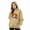 #H-Khaki, variant on ZHYou Halloween Sweatshirts For Women Stylish Pumpkin Skull Printed Long Sleeve Drawstring Hoodie Sweatshirt Fall Winter