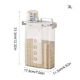 thumbnail image 3 of EGNMCR Airtight Grain Storage Container Rice Flour Cereal Storage Bin Large Food Storage Box Water Proof Insect Proof Kitchen Organizer For Rice Beans Grains Plastic grain container, 3 of 6