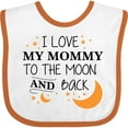 thumbnail image 3 of Inktastic I Love My Mommy to the Moon and Back Boys or Girls Baby Bib, 3 of 4