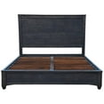 thumbnail image 6 of Gridley Mango Solid Wood Hand-Carved California King Sized Bed in Gray Wash, 6 of 7