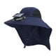 thumbnail image 1 of Naiovety Sombrero solar para actividades al aire libre con repelente al agua, sombrero de pesca, sombrero de pescador, sombrero para el sol con Escalada Azul marino, 1 of 6