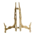 thumbnail image 3 of Elodie Brass Easel Photo Picture Frame Holder Bookshelf Cabinet Plate Stand Display Style B, 3 of 8