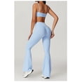 thumbnail image 2 of Conjuntos de entrenamiento for mujer, 2 piezas, sujetador deportivo, camiseta sin mangas, polainas de cintura alta, gimnasio, yoga, ropa activa, camiseta de entrenamiento for mujer, 2 of 7