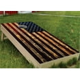thumbnail image 5 of Cornhole Board Vinyl Wrap Decals (Set of 2) Patriotic Bean Bag Toss Wrap Stickers (Rustic Wood), 5 of 6