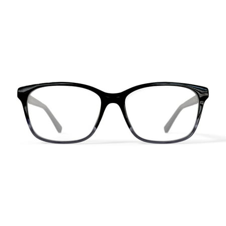 Oscar Women's OSL474 Prescription Eyeglasses with Case, Crystal Black