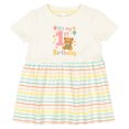 thumbnail image 3 of Inktastic Its My 1st Birthday Bear Girls Baby Dress, 3 of 5