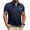 Blue, variant on VgaVtl Short Sleeve Polo Style Shirts for Men Big and Tall Summer Shirts for Men with Pocket Blue Button Shirts