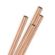 thumbnail image 1 of Tubo redondo de cobre Uxcell de 4 piezas, 6 mm de diámetro exterior, 0.5 mm de grosor, 250 mm de longitud, tubo recto para construcción/mecanizado/manualidades, tubo recto de metal, 1 of 1